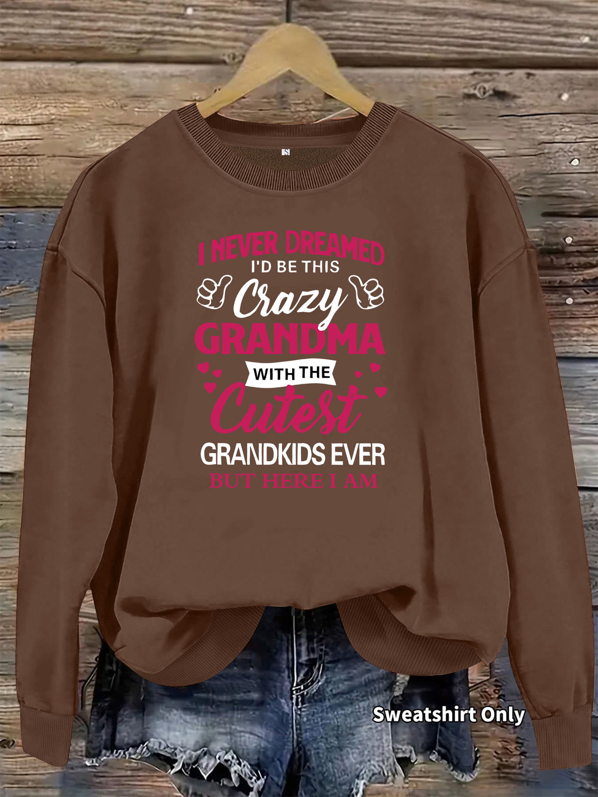Long sleeved hoodie slogan printed hoodie