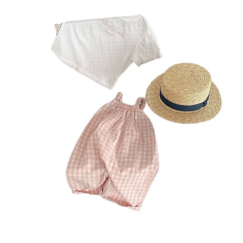 Versatile soft baby girl jumpsuit