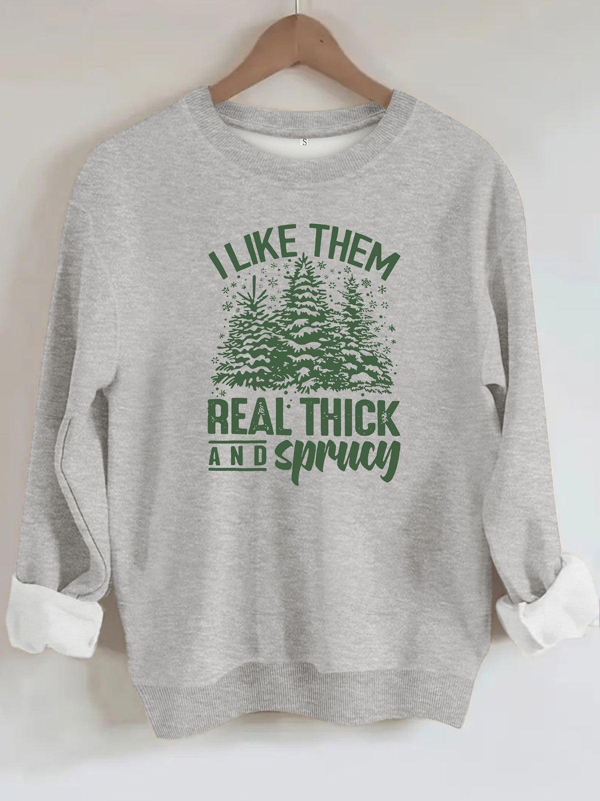 Loose velvet sweatshirt