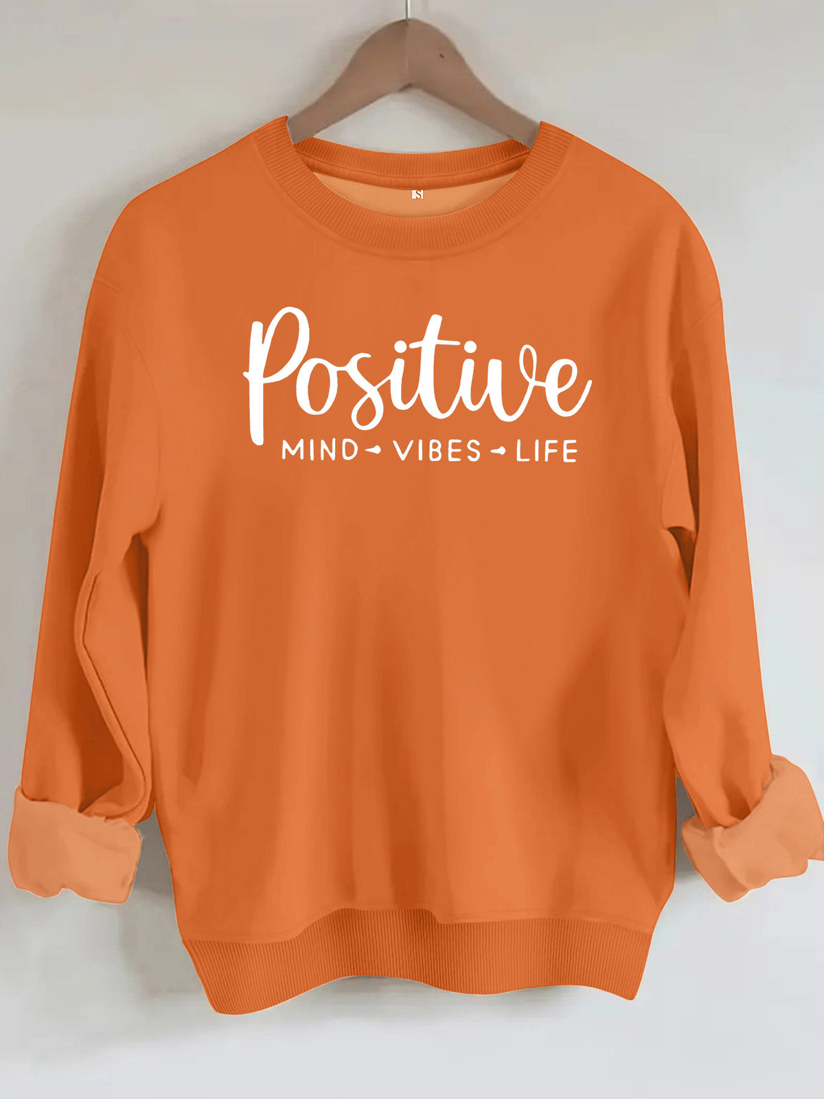 Positive energy life letter print