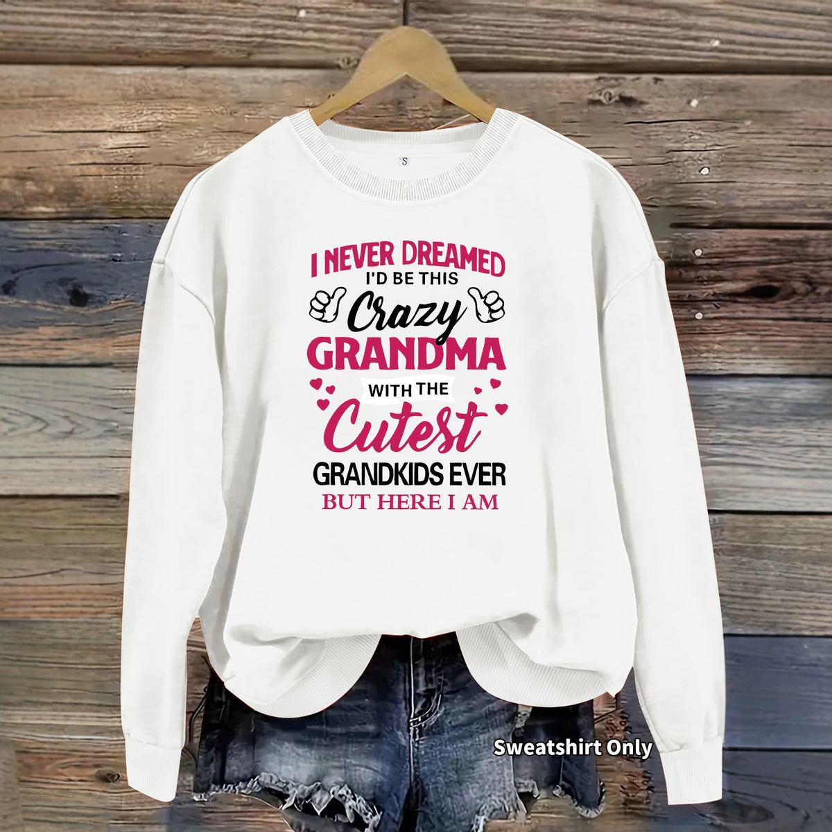 Long sleeved hoodie slogan printed hoodie