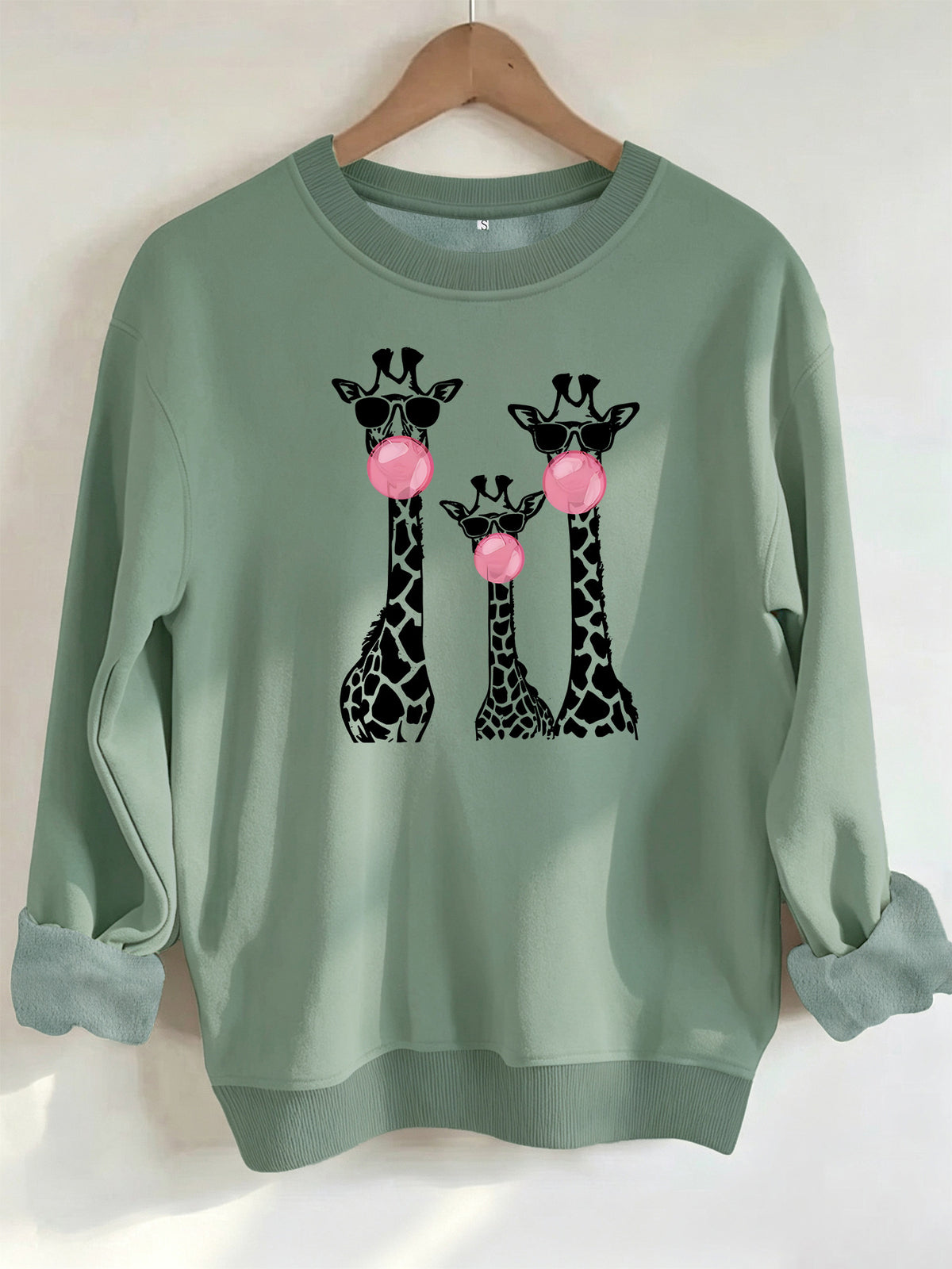 Long sleeved shirt with fleece hoodie