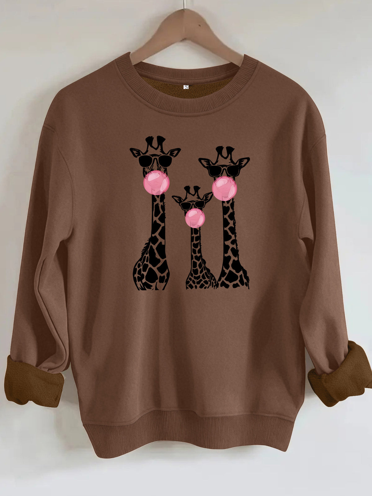 Long sleeved shirt with fleece hoodie