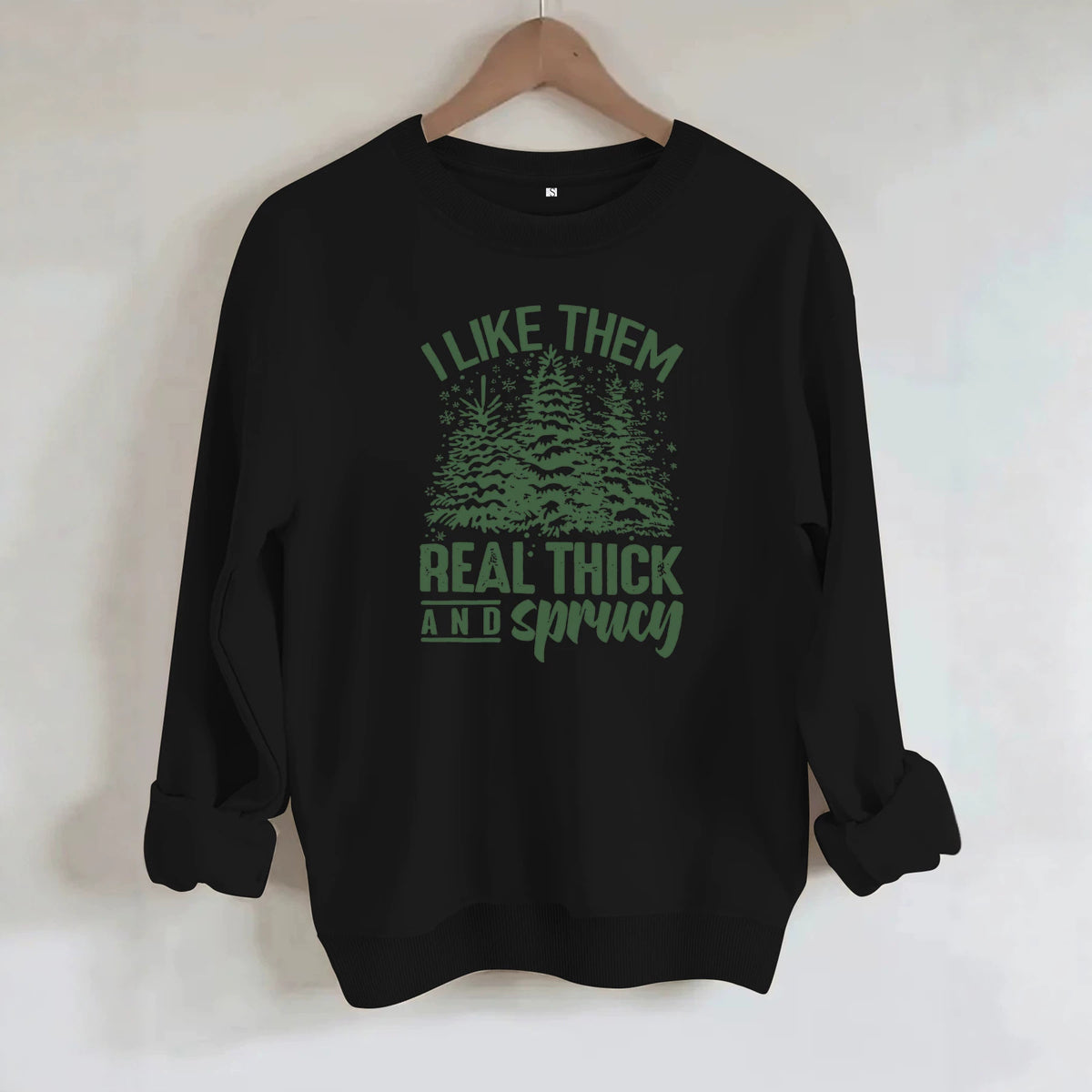 Loose velvet sweatshirt