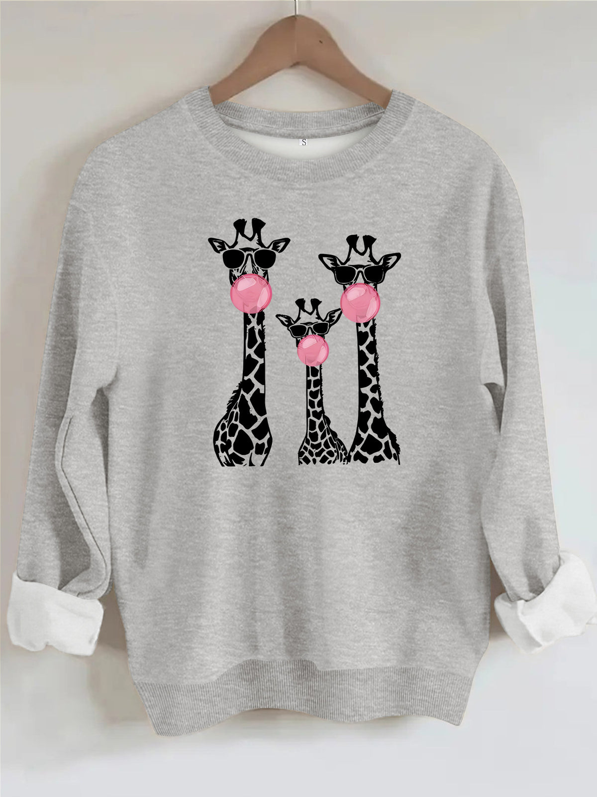 Long sleeved shirt with fleece hoodie