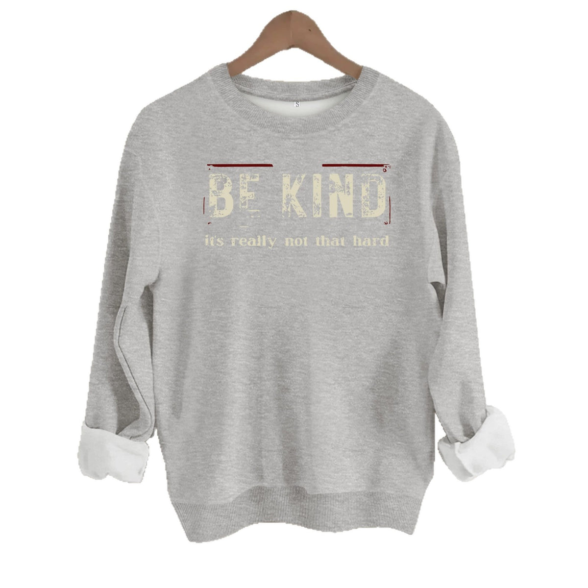 Printed loose hoodie