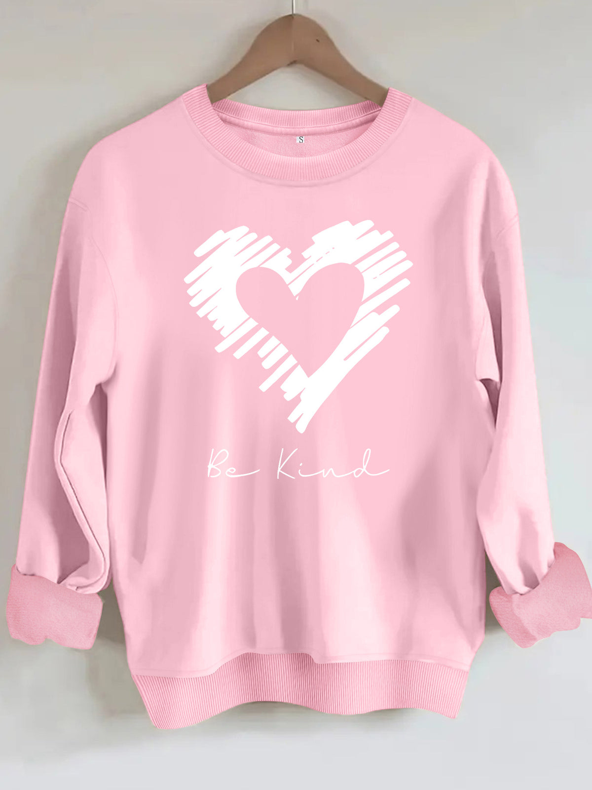 Long sleeved fleece hoodie