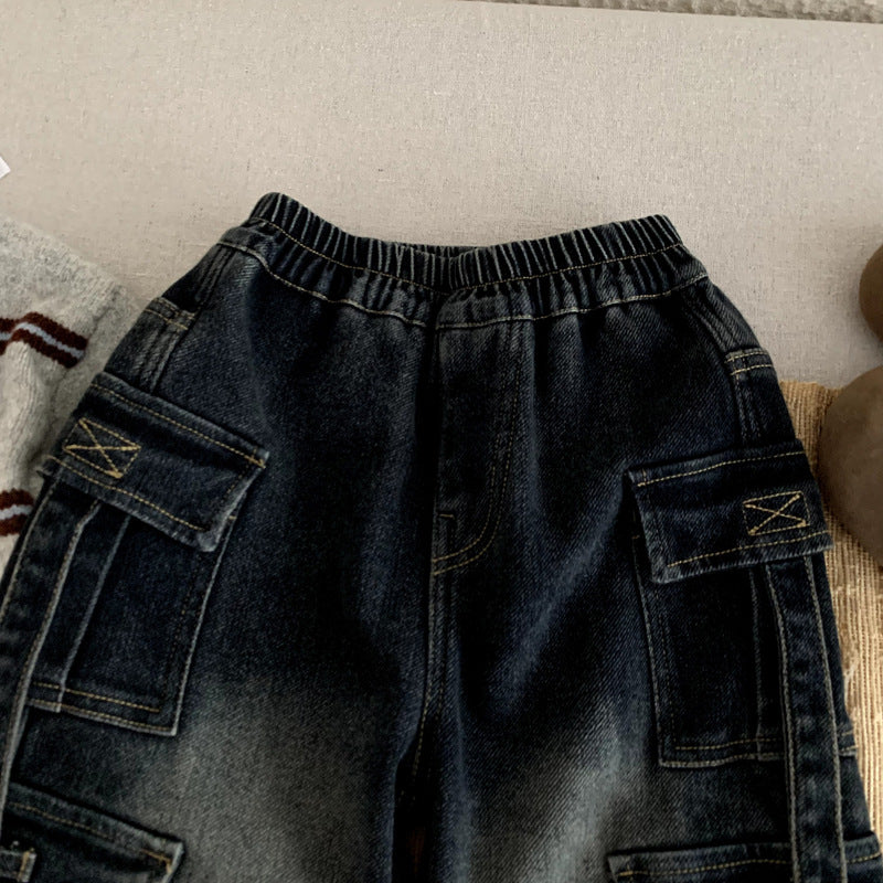 Baby girl loose and thick pants