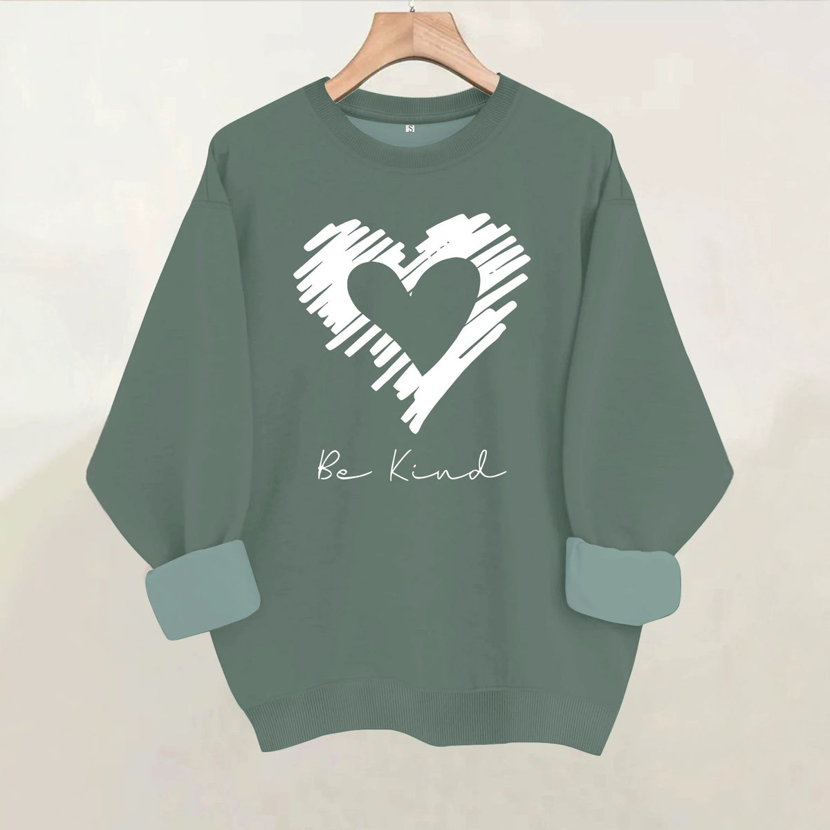 Long sleeved fleece hoodie