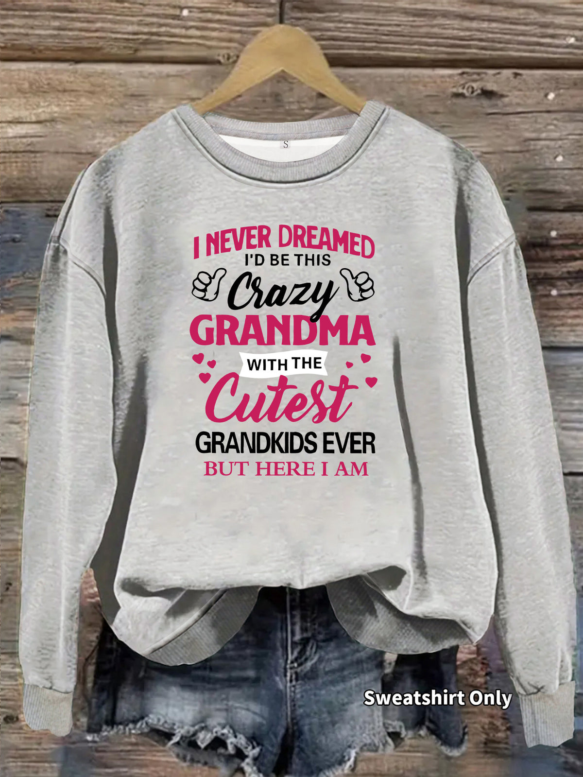 Long sleeved hoodie slogan printed hoodie