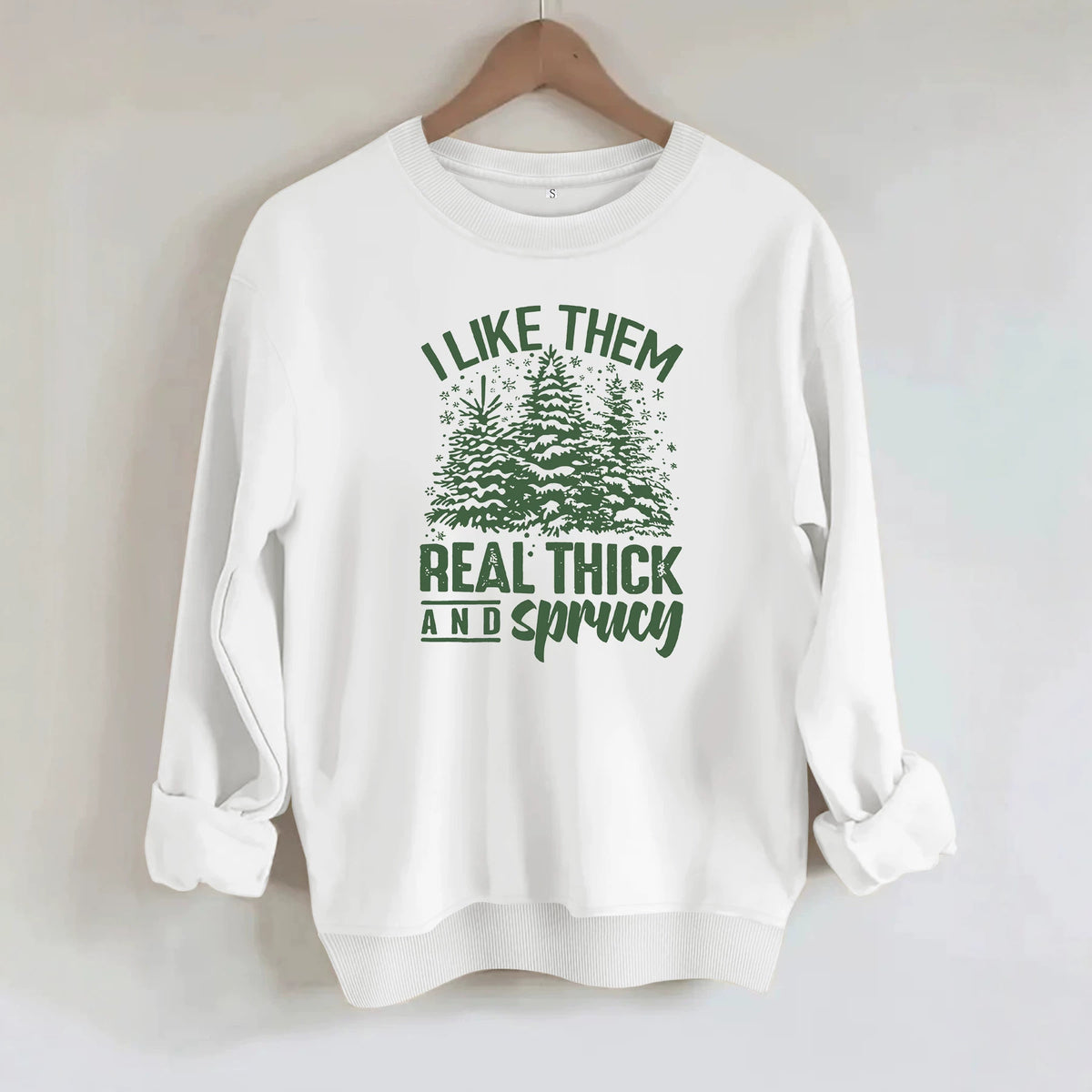 Loose velvet sweatshirt
