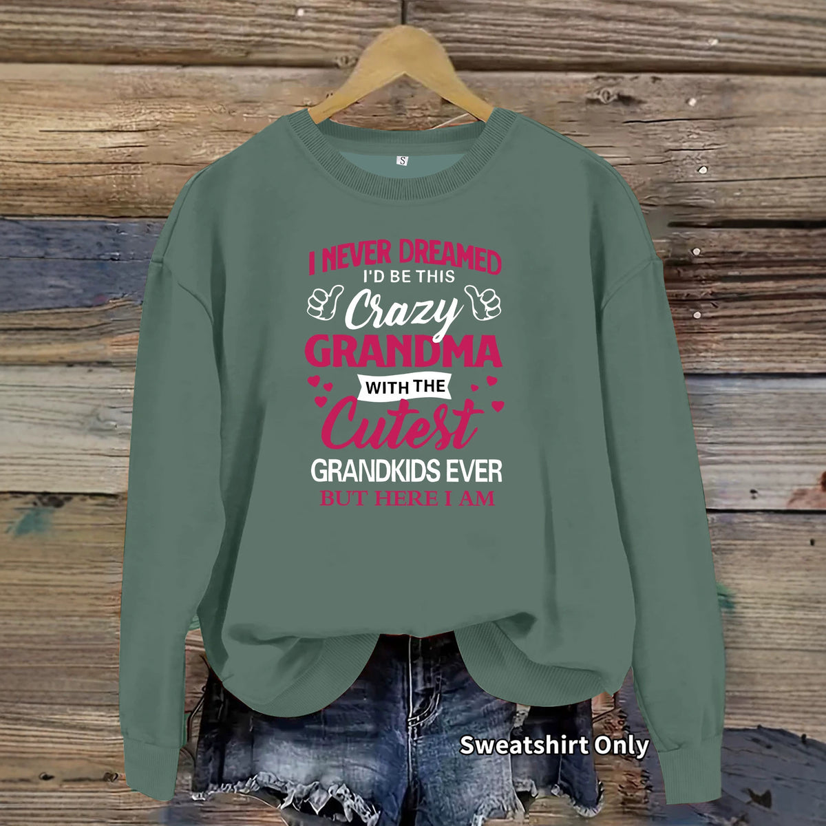 Long sleeved hoodie slogan printed hoodie