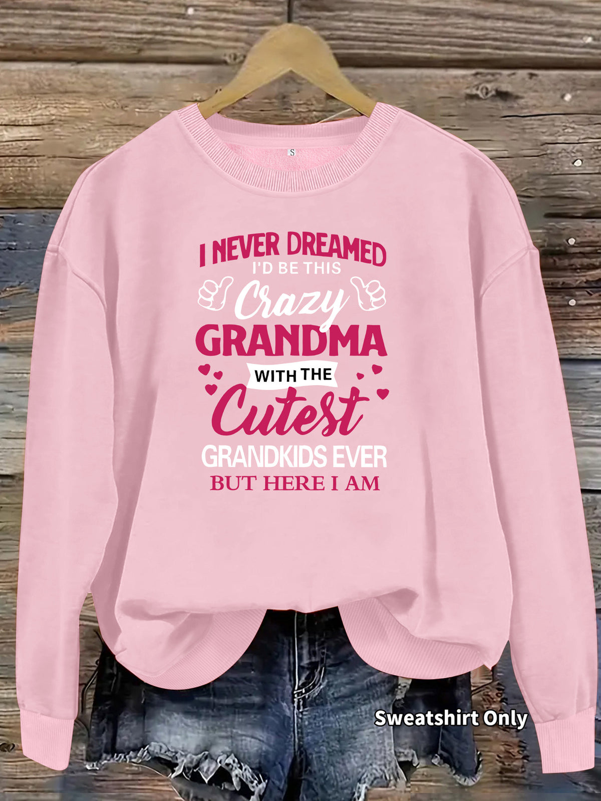 Long sleeved hoodie slogan printed hoodie