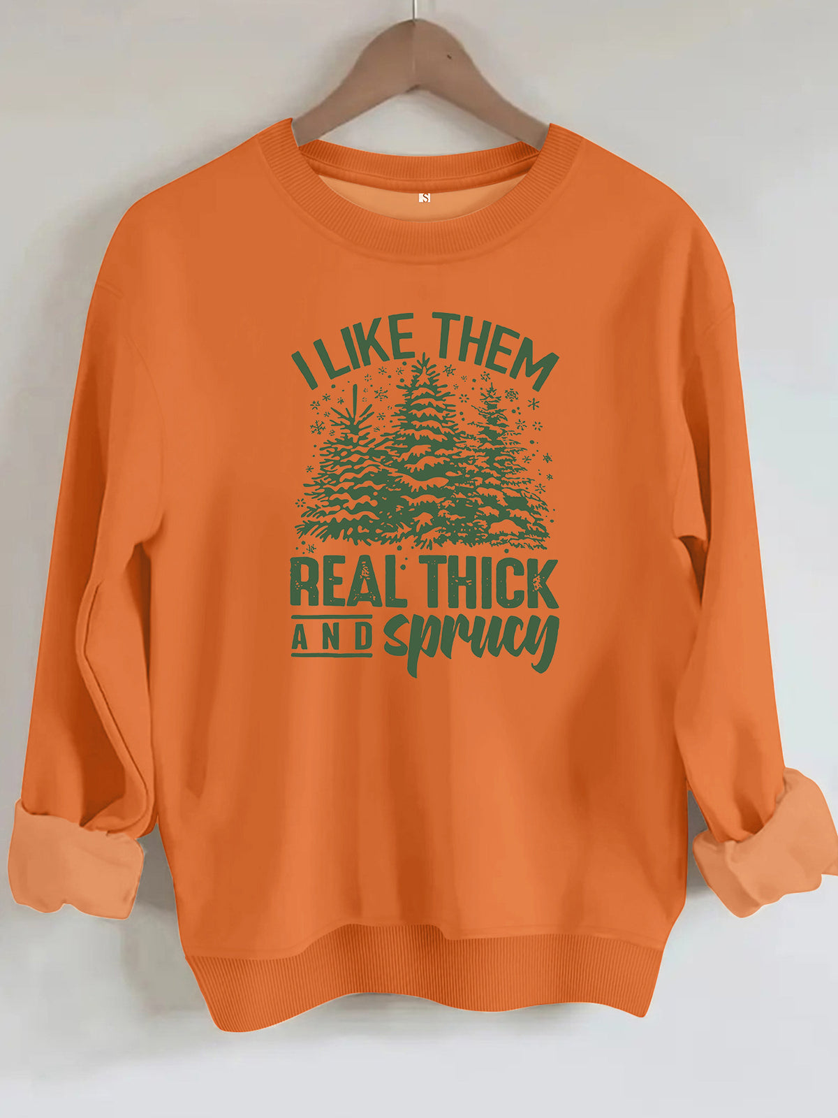 Loose velvet sweatshirt