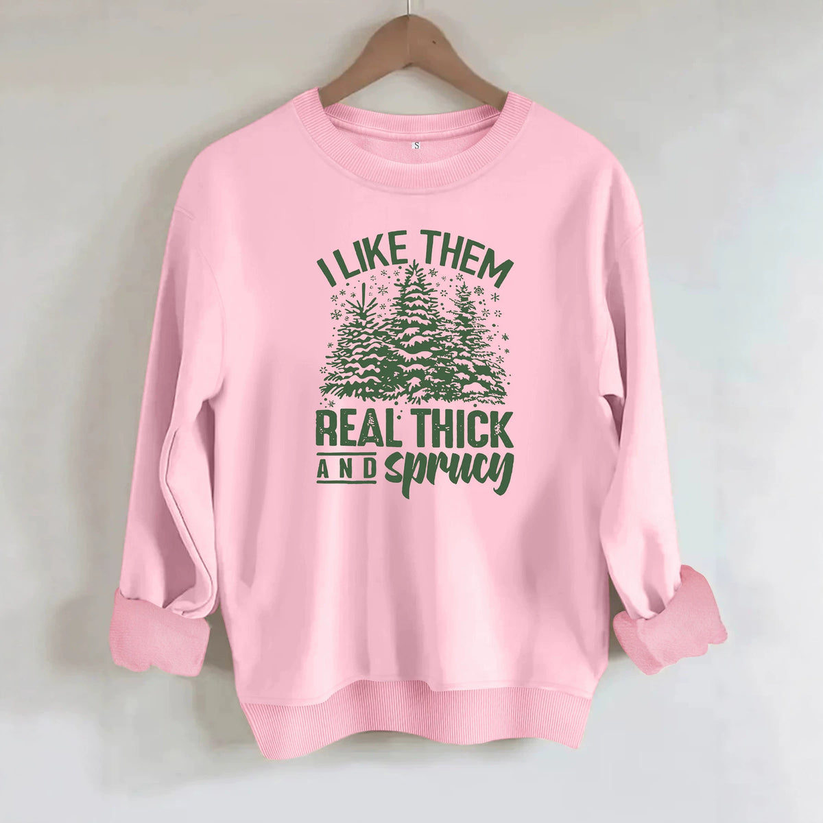 Loose velvet sweatshirt