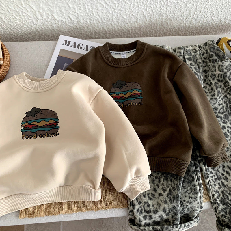 Baby tops girls' autumn and winter clothes children's clothes
