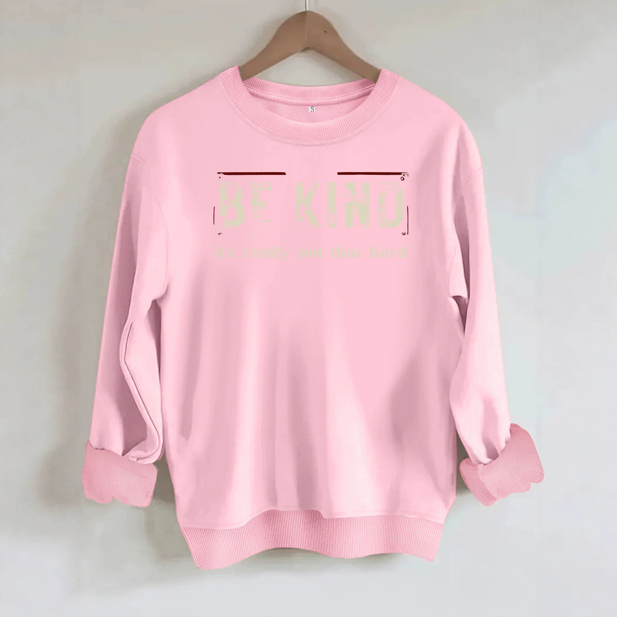 Printed loose hoodie