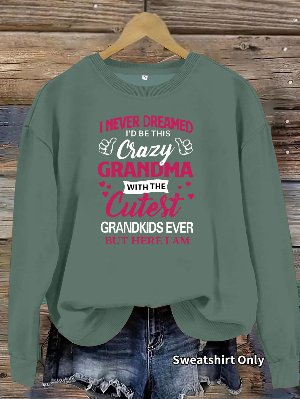 Long sleeved hoodie slogan printed hoodie