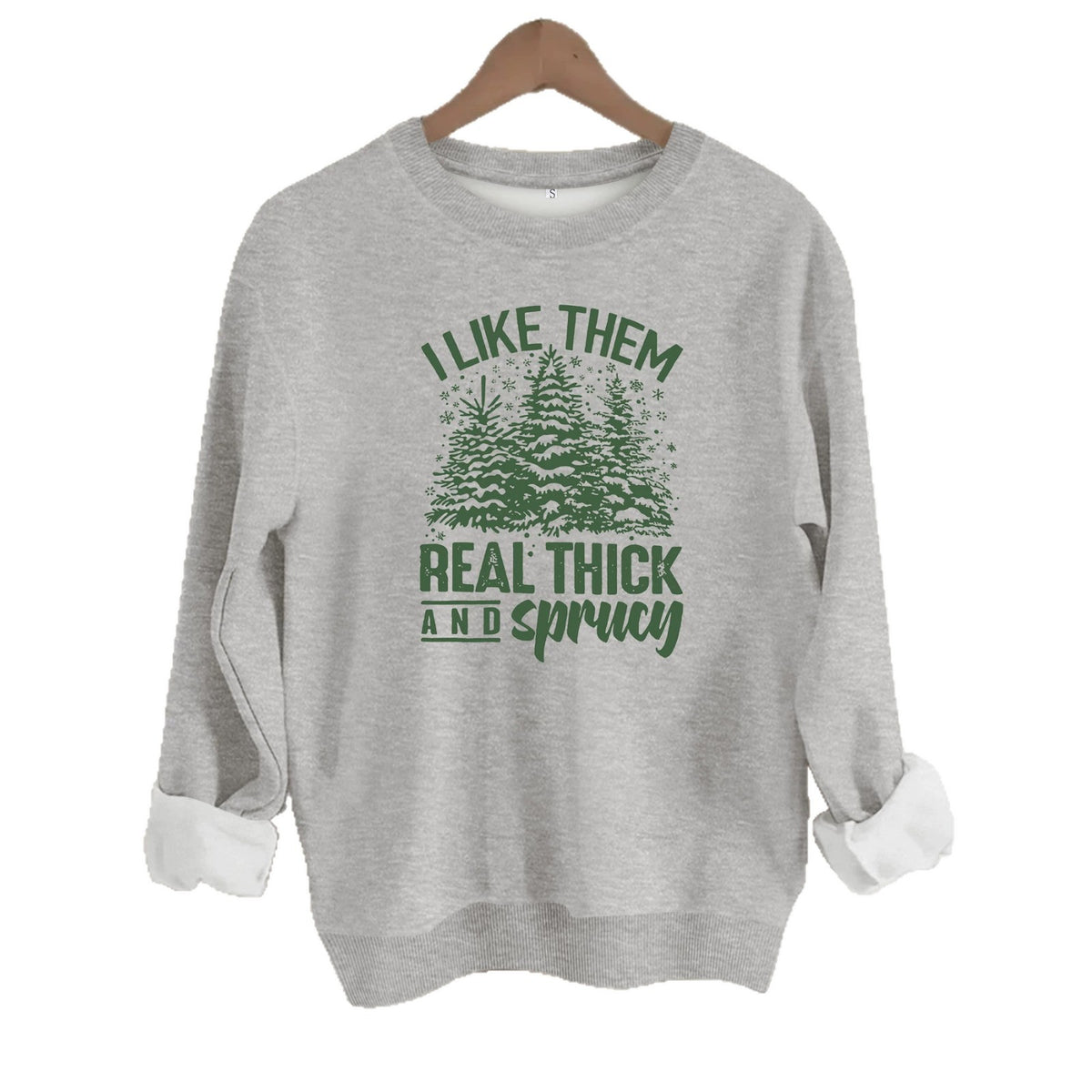 Loose velvet sweatshirt