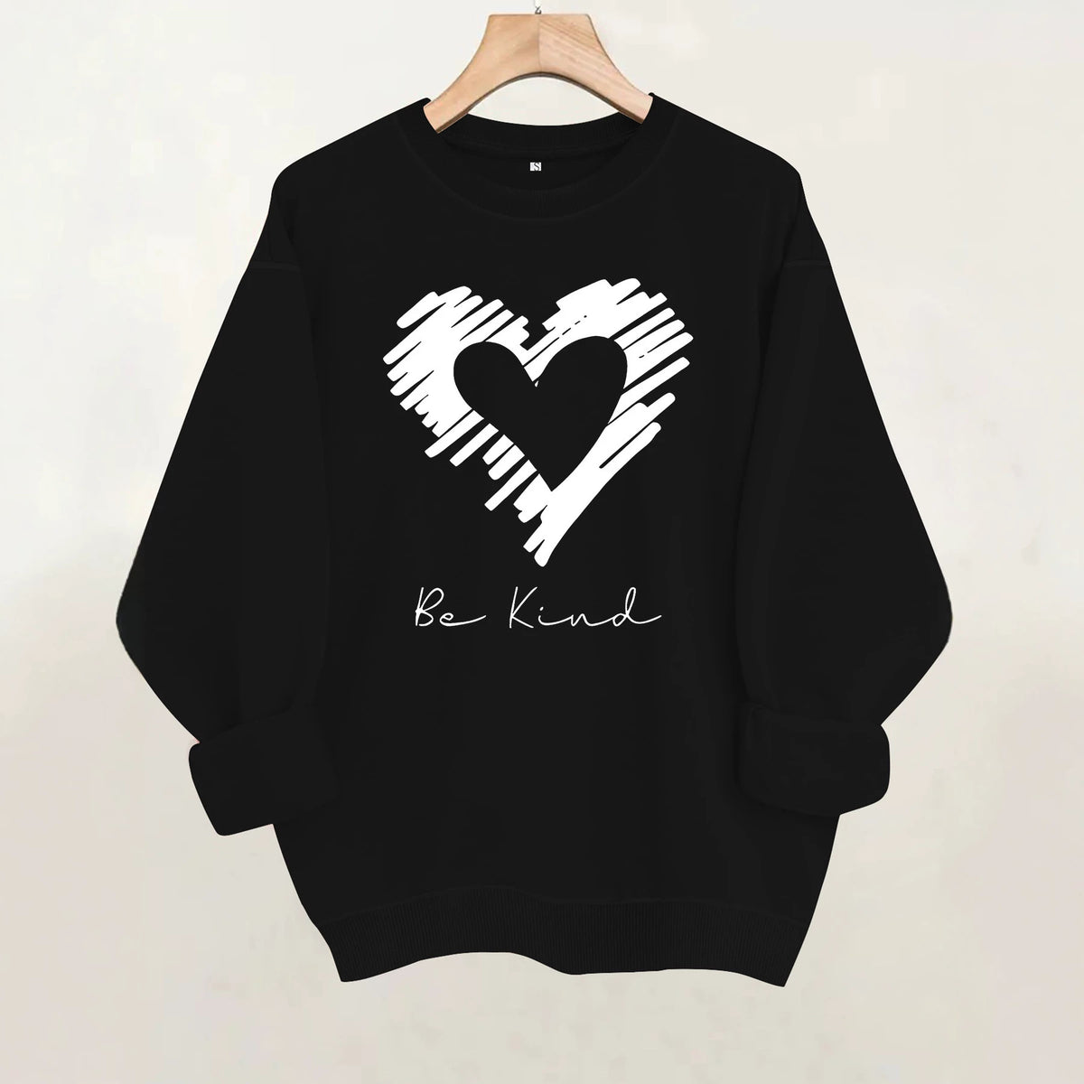 Long sleeved fleece hoodie