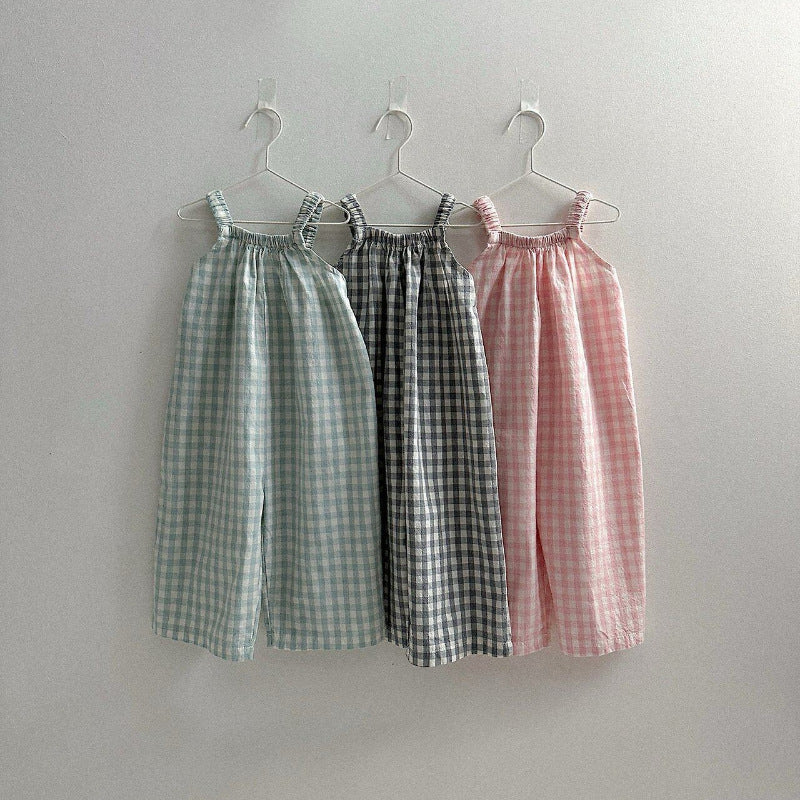 Versatile soft baby girl jumpsuit